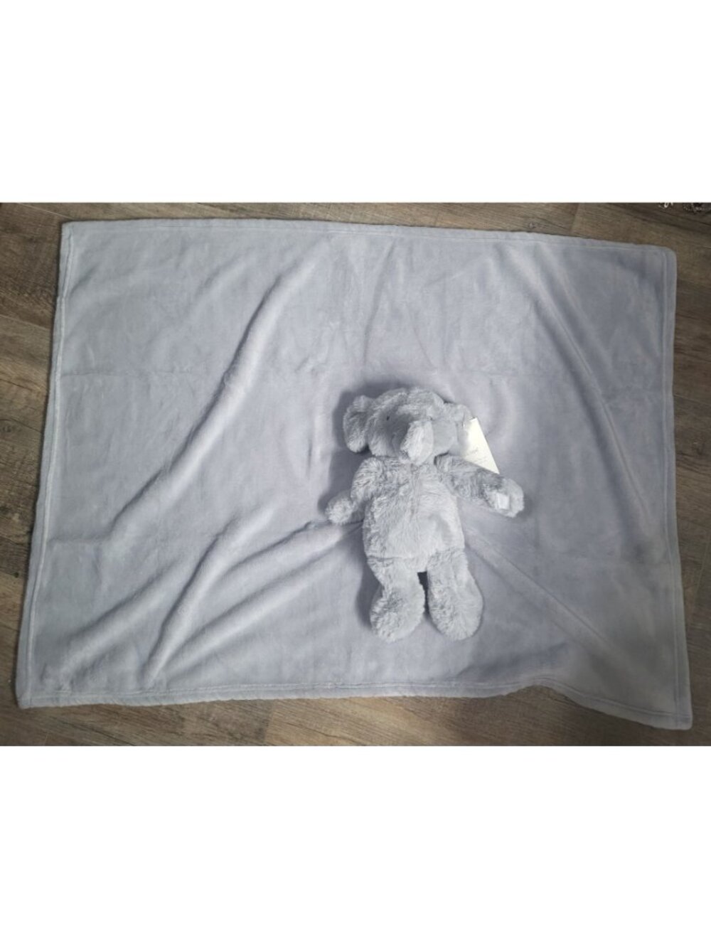 Cloud Island Target Gray Elephant with Blanket 30"x40" Set Large Lovey *FLAW - Picture 7 of 7